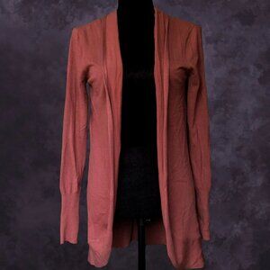 F21 Rust Cocoon Cardigan
